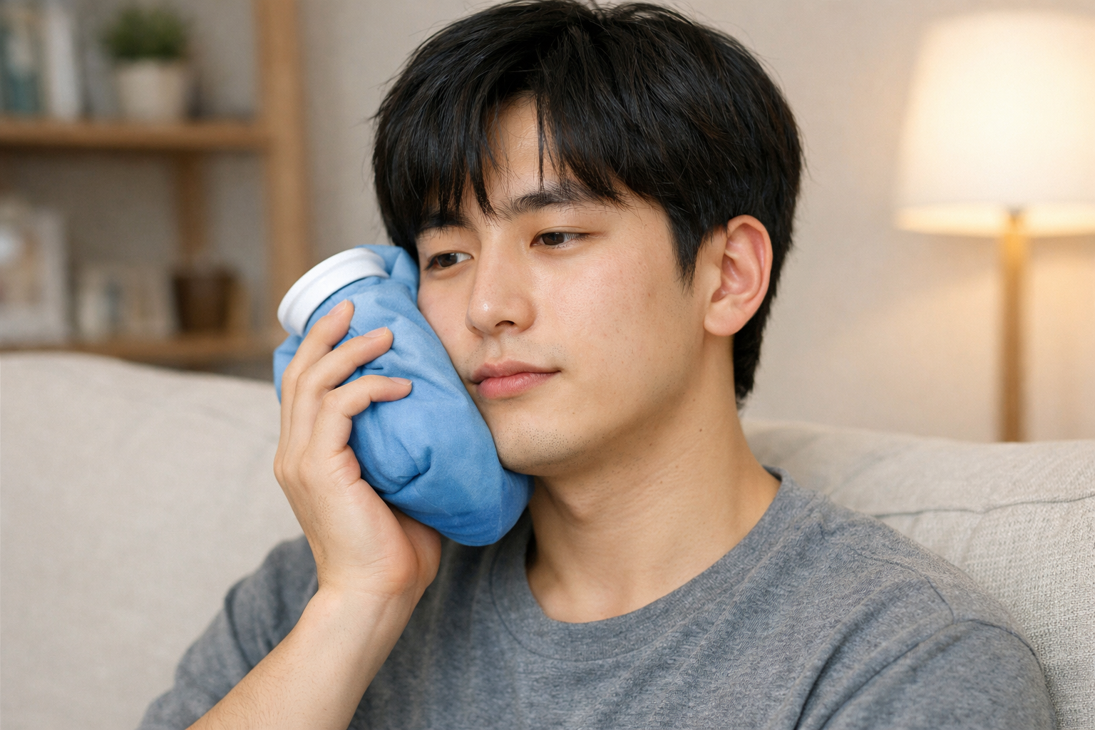 분당 치과 사랑니 발치 후 붓기 최고조 단계